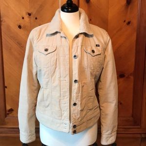 Lucky Brand Cord Sherpa Jacket!!